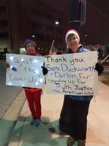 Indivisible Metro East Reject the Cover Up Rally